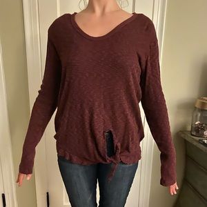 Anthropologie - Left of center top